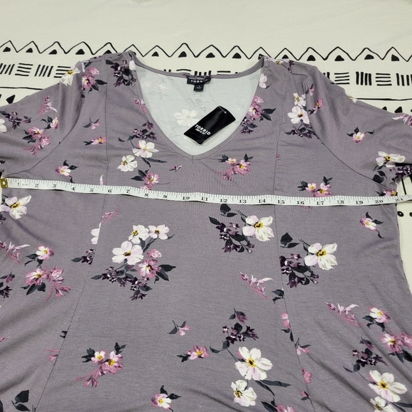 Torrid Women's Mini Jersey Trapeze Dress Size 1X - Picture 9 of 11